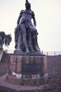 Statue to Indians
